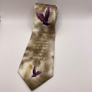 Gospitality Men’s Wings As Eagles Christian Necktie